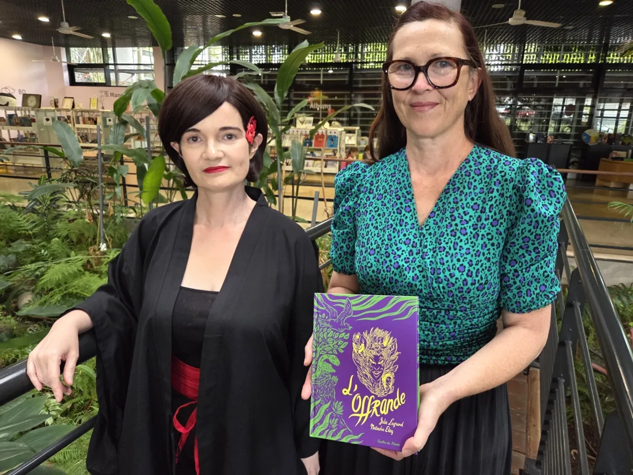 L'Offrande Natacha Eloy et Julie Legrand livrent dans l'Offrande une "odyssée végétale et décoloniale".