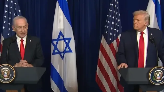 trump netanyahu capture d'écran CBS