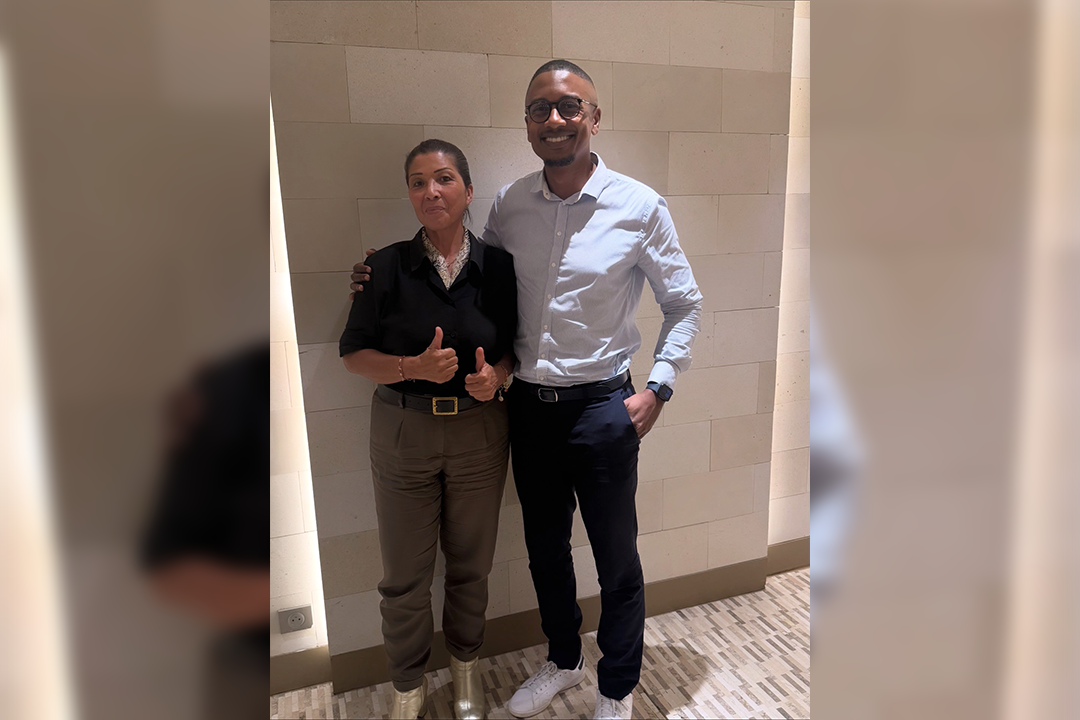 Farid Mangrolia et Henriette Babet