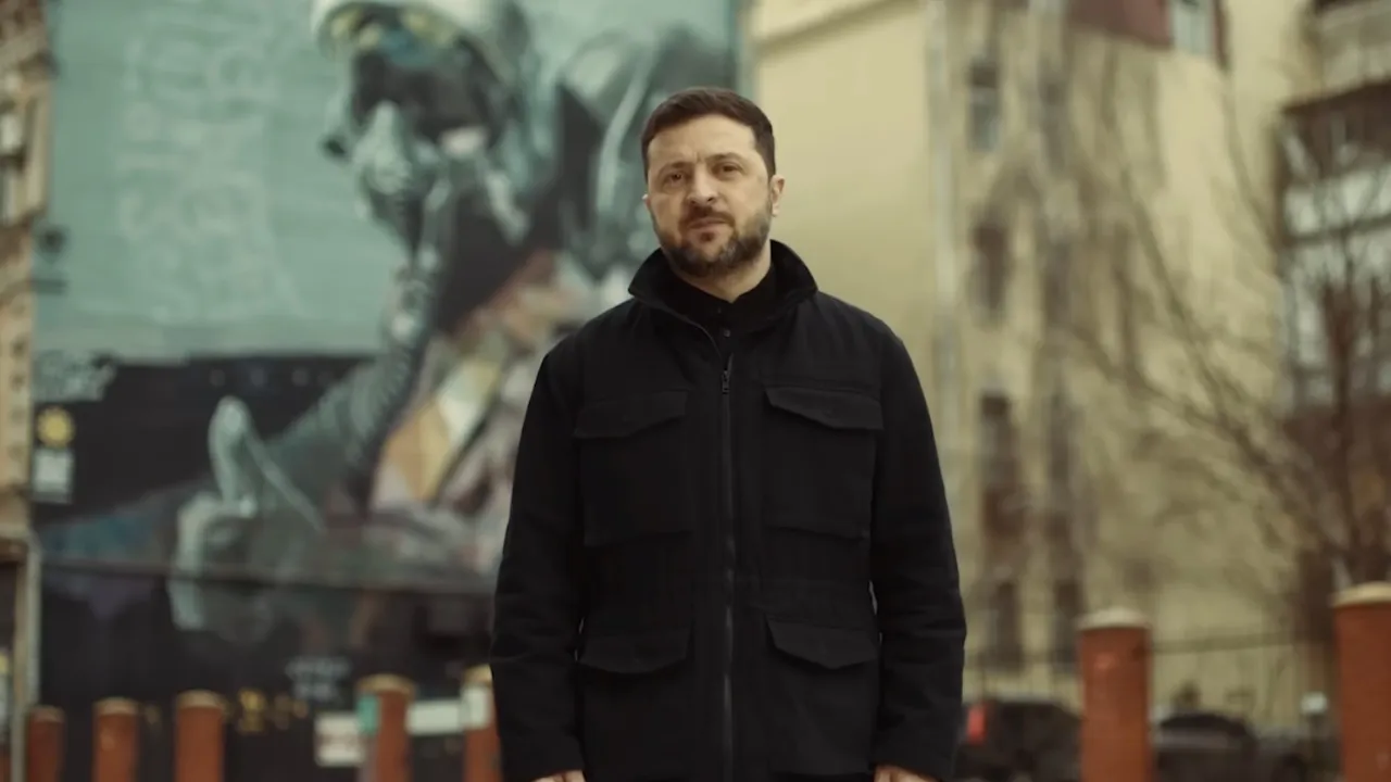 volodymyr zelensky capture d'écran youtube