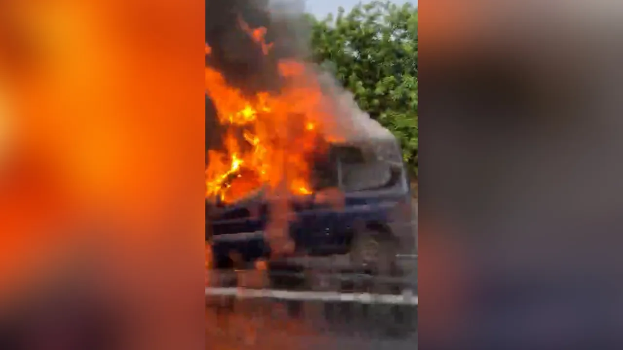 Voiture Voiture en feu