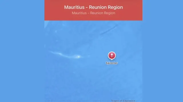 seisme rodrigues