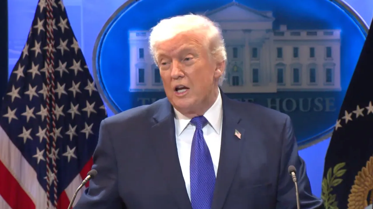 trump capture d'écran : Youtube : AP Iran, paix