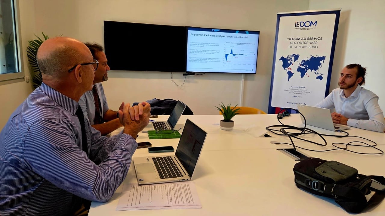 Tendances conjoncturelles IEDOM, économie réunionnaise au 1er trimestre 2026 (source : Zinfos974)