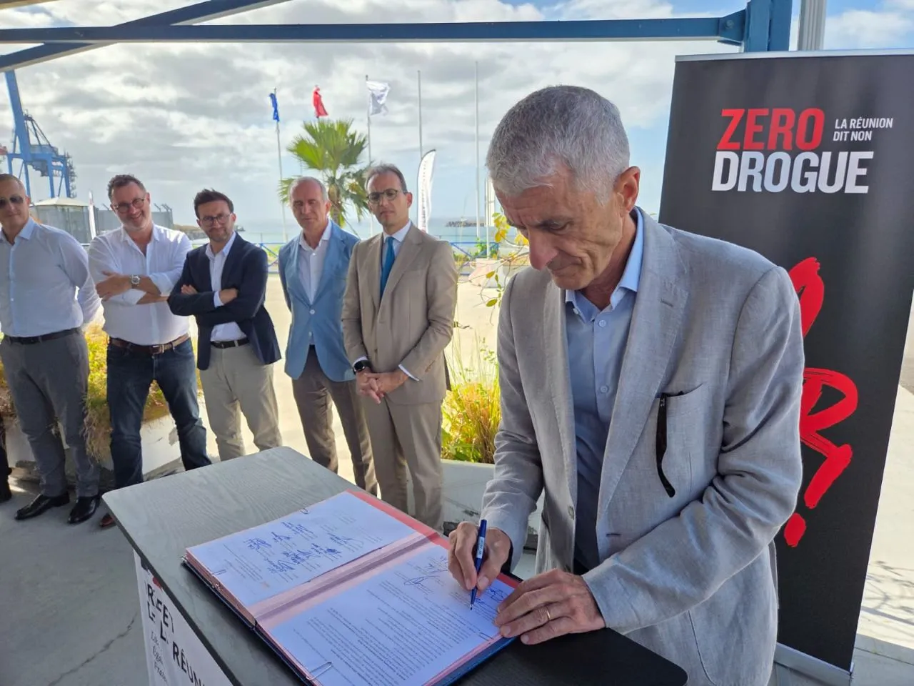 port réunion zéro drogue