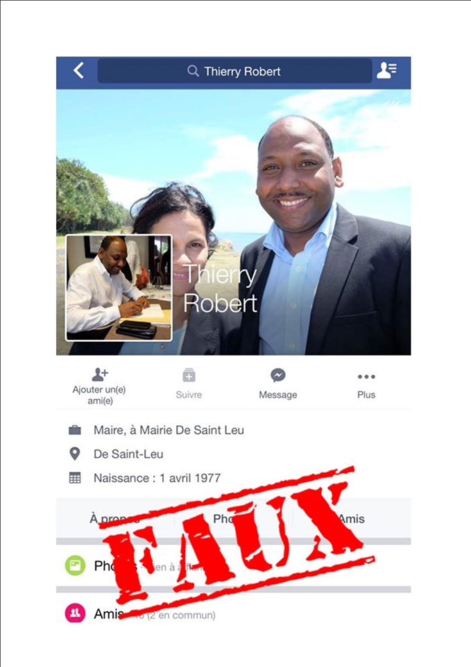 Un faux Thierry Robert sévit sur Facebook