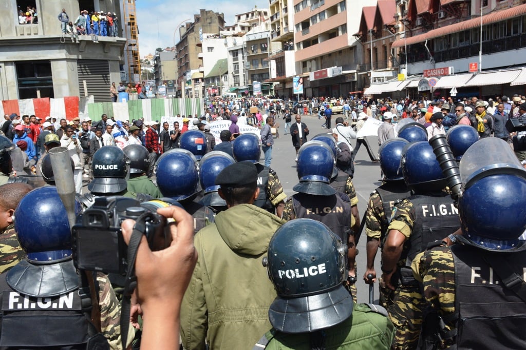 Madagascar : La manifestation anti-pouvoir muselée
