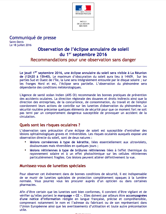 Eclipse: Peut-on utiliser un masque de soudure?