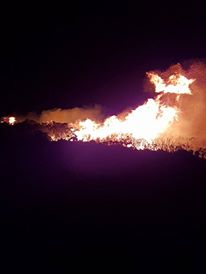 Pas de Bellecombe: Les premières photos de l'incendie