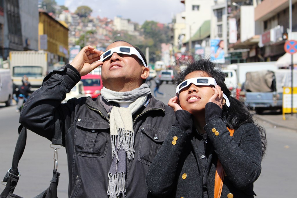 Madagascar: L'éclipse avec les enfants d'Antananarivo