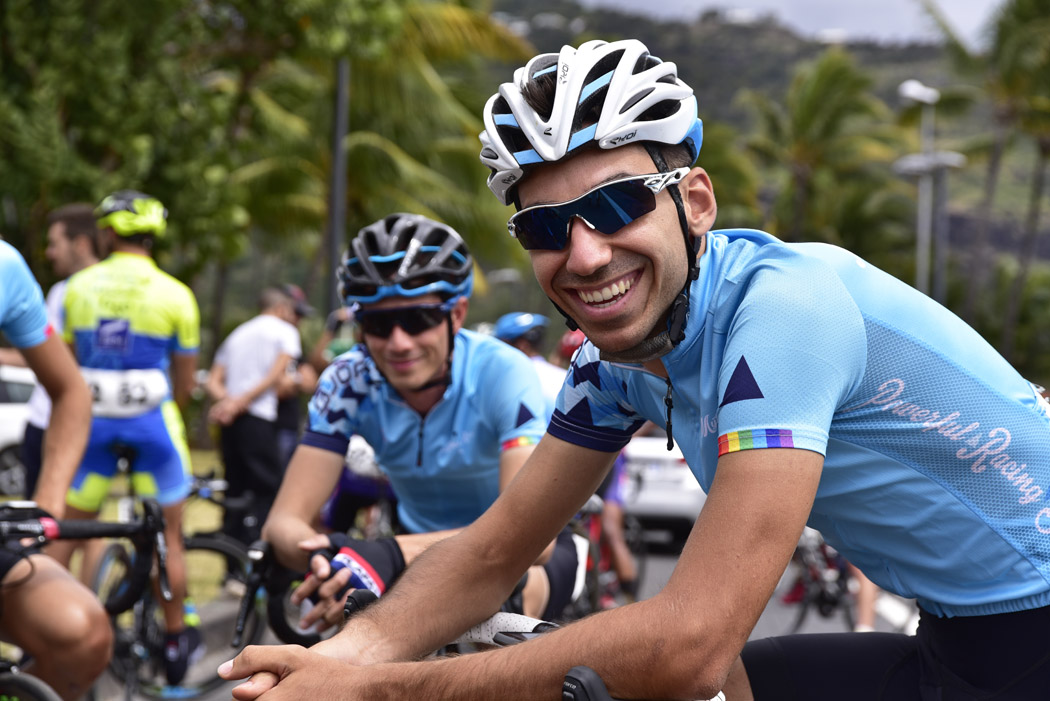 Top départ du 70ème Tour de l'île cycliste