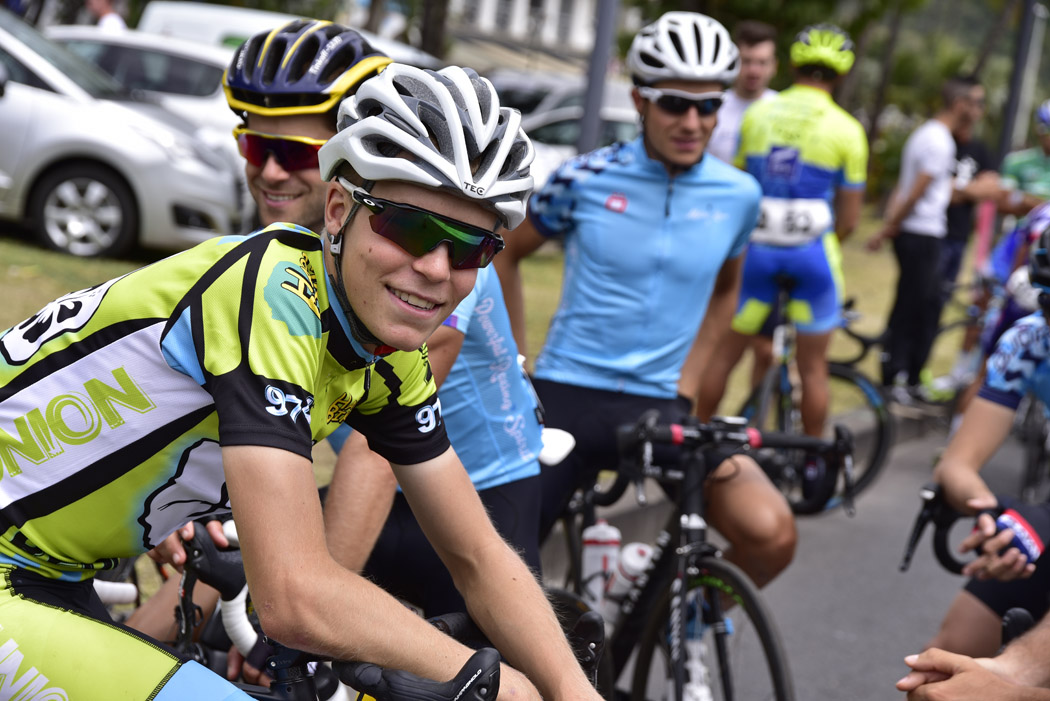 Top départ du 70ème Tour de l'île cycliste