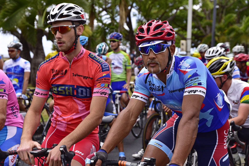 Top départ du 70ème Tour de l'île cycliste
