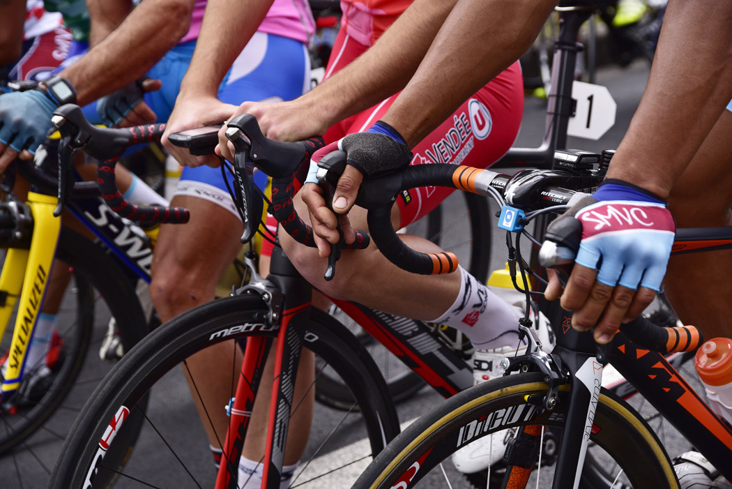 Top départ du 70ème Tour de l'île cycliste