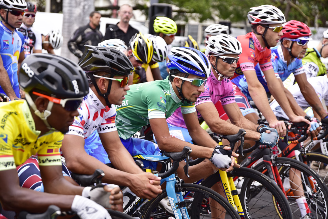 Top départ du 70ème Tour de l'île cycliste