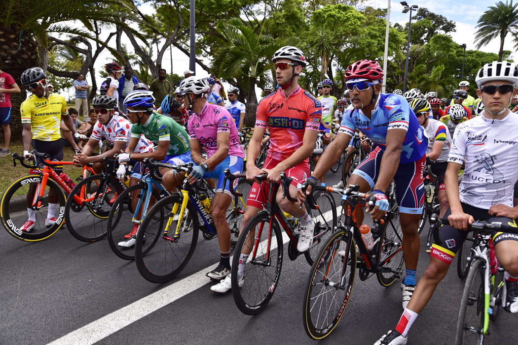 Top départ du 70ème Tour de l'île cycliste