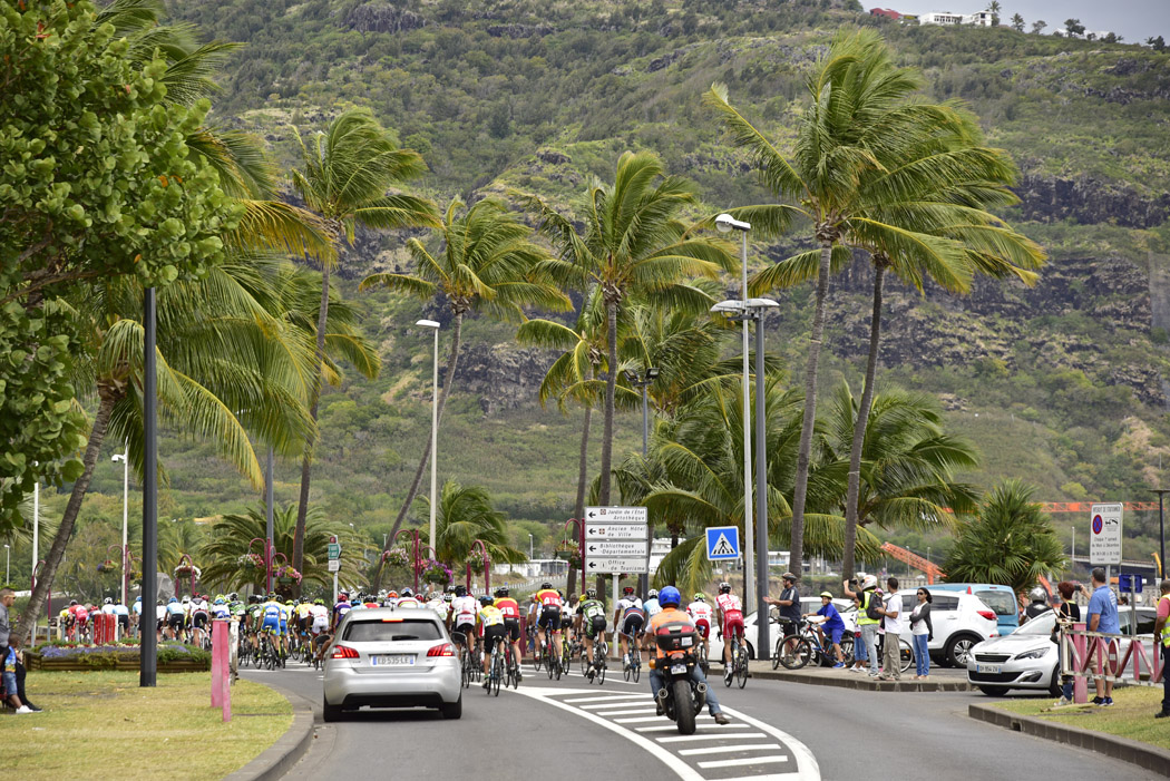 Top départ du 70ème Tour de l'île cycliste