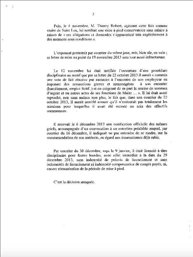 Thierry Robert accusé d'emploi fictif par son ancien attaché parlementaire