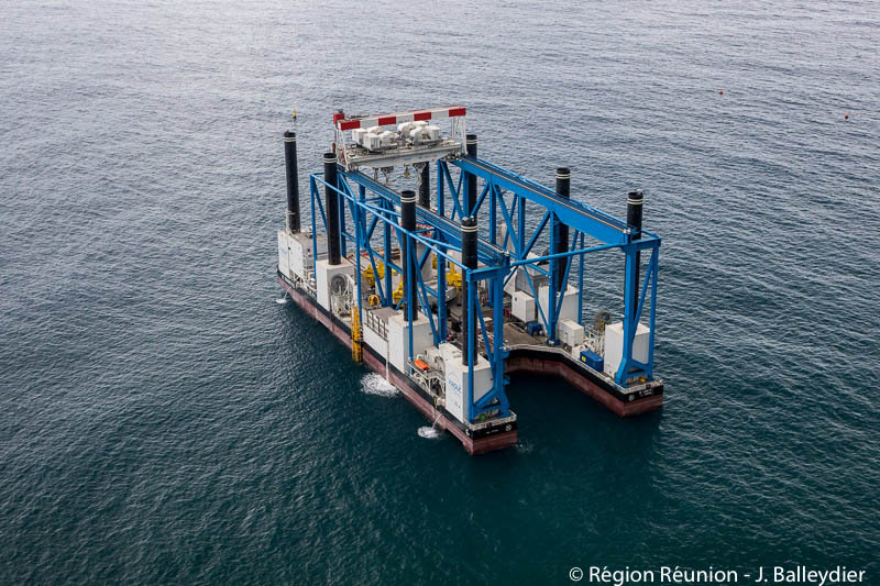Nouvelle Route du Littoral : Retour en images sur la pose de la première pile