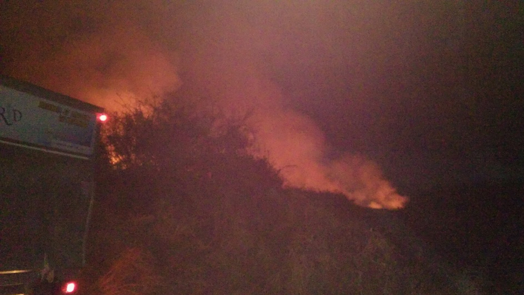 Incendie à Bois Blanc Saint-Leu