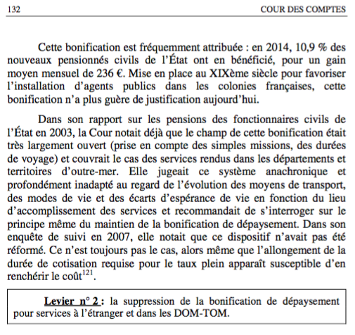 Retraite des fonctionnaires: Vers la suppression de la bonification dans les DOM-TOM?