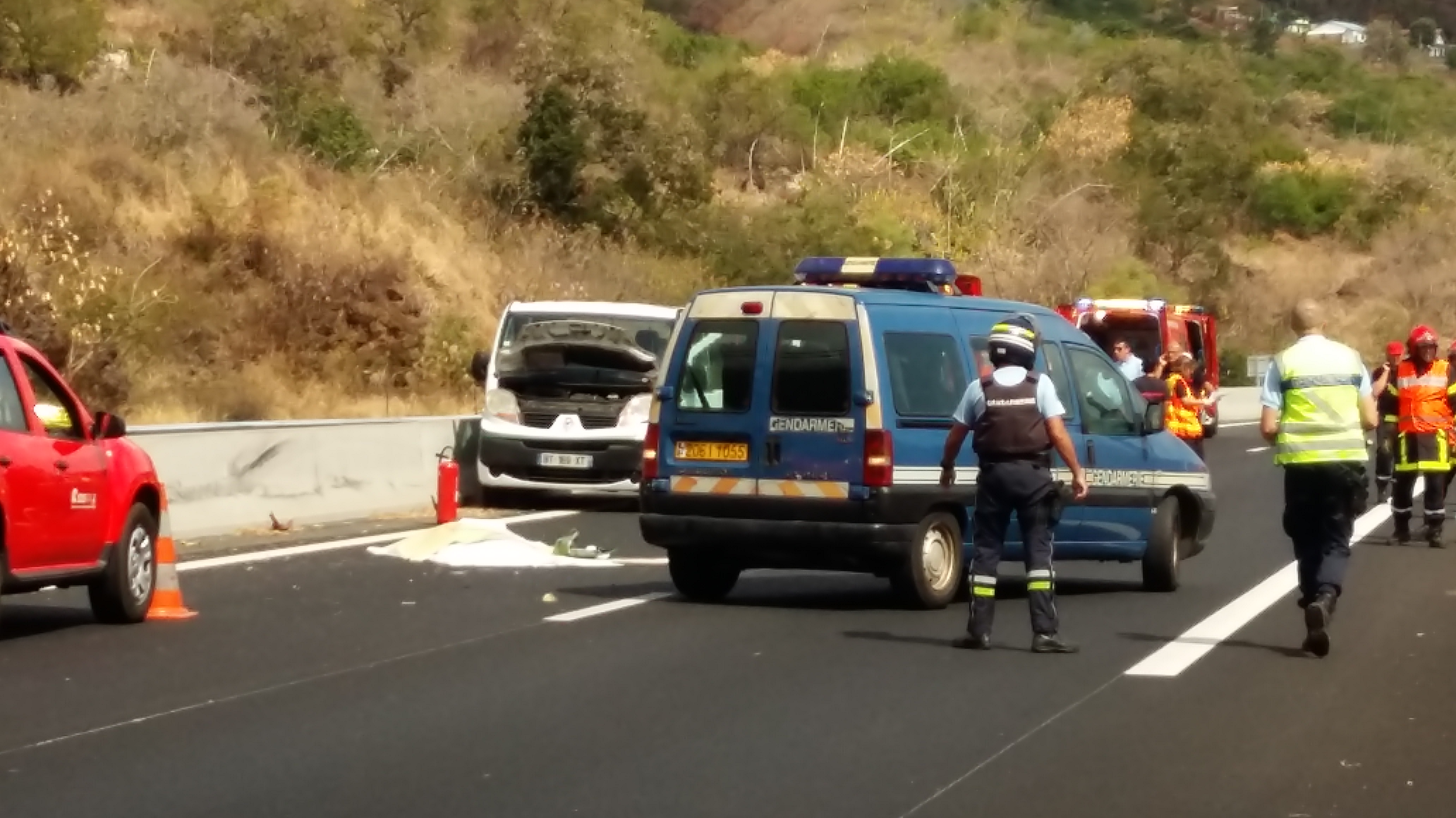 Route des Tamarins: Grave accident du mini-bus du BCD cadettes, une joueuse est décédée