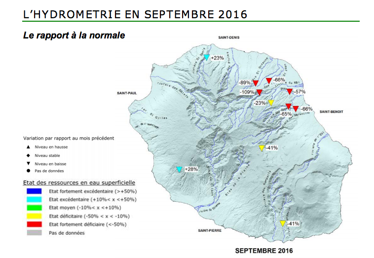 Eau: Un mois de septembre très sec, des déficits généralisés sur les rivières