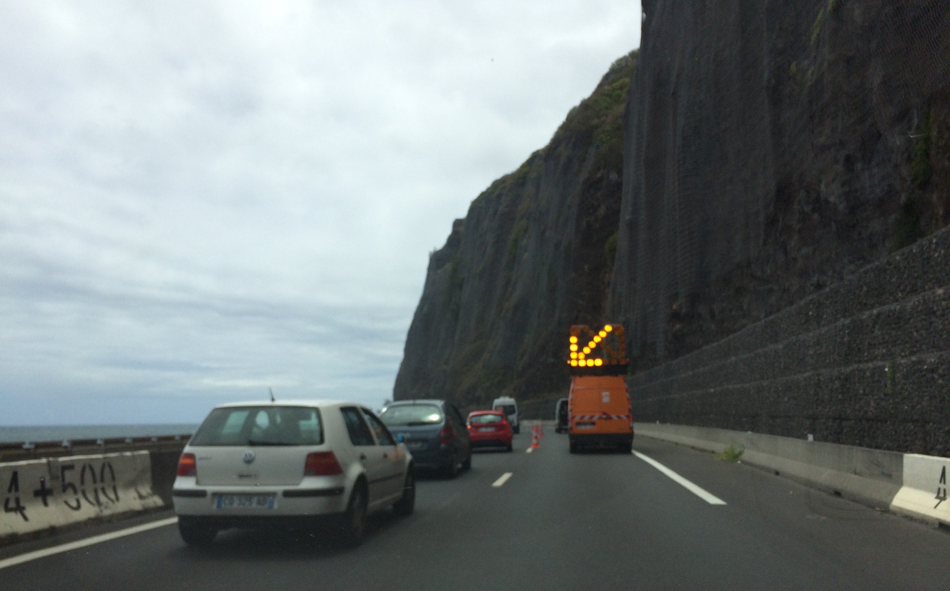 7 km de bouchons sur la route du littoral
