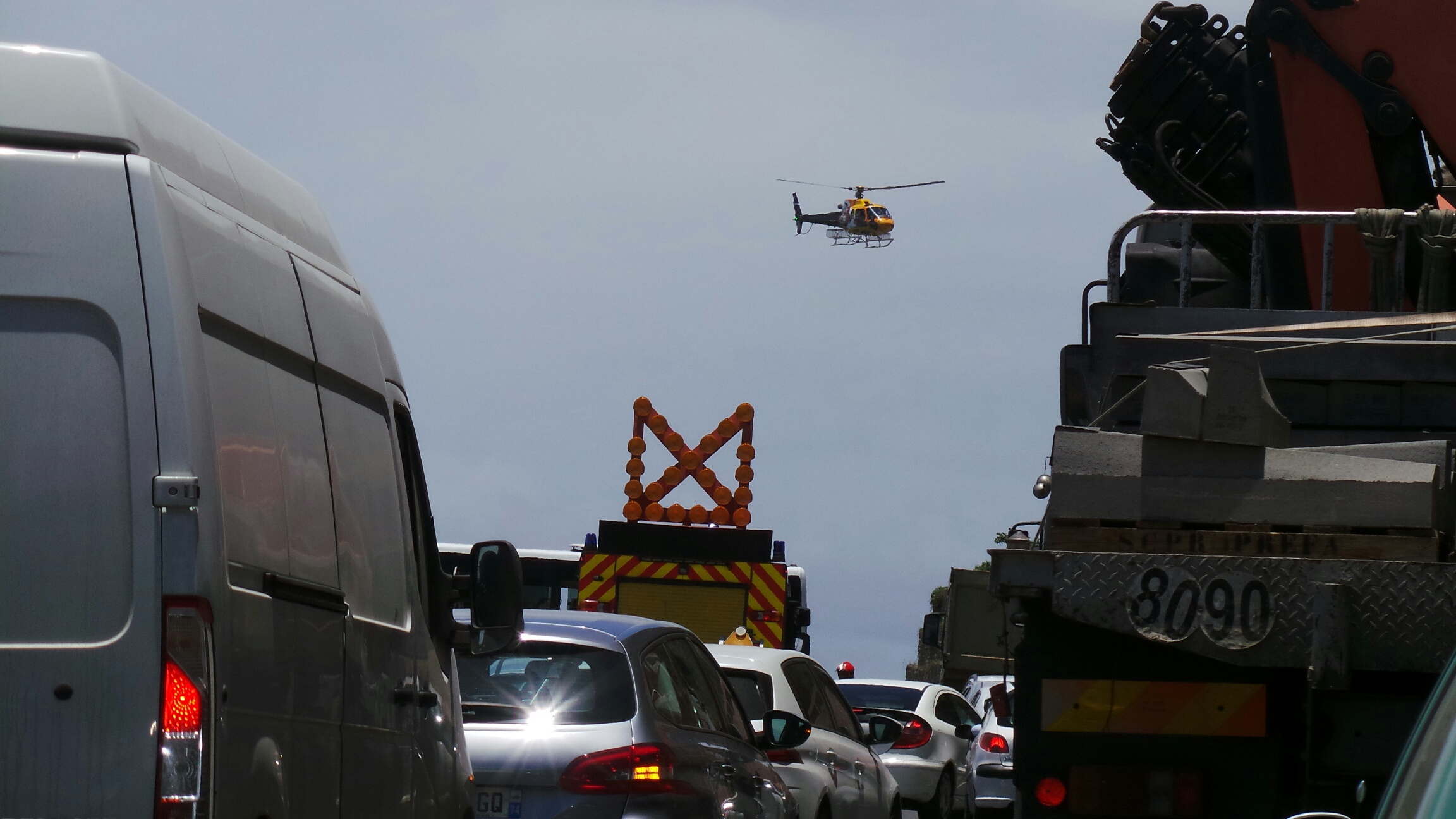 [Photos] Fermeture totale de la route du littoral suite à deux éboulis