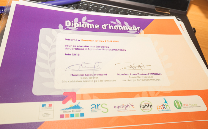 Retour en image de la remise de Diplômes à l'occasion de la semaine européenne pour l’emploi des personnes handicapées