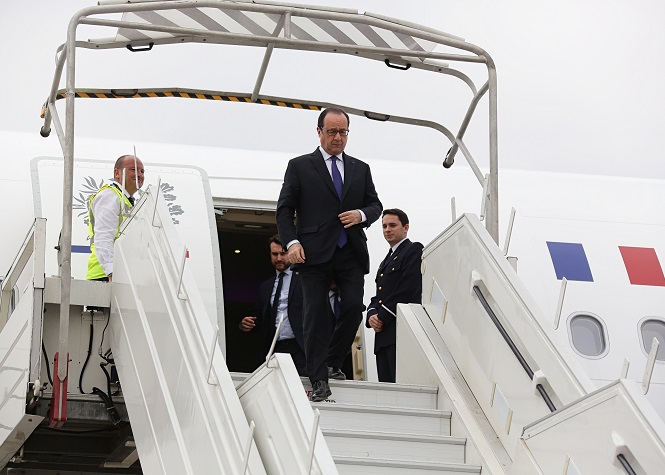 Sommet de la Francophonie: François Hollande est arrivé à Madagascar