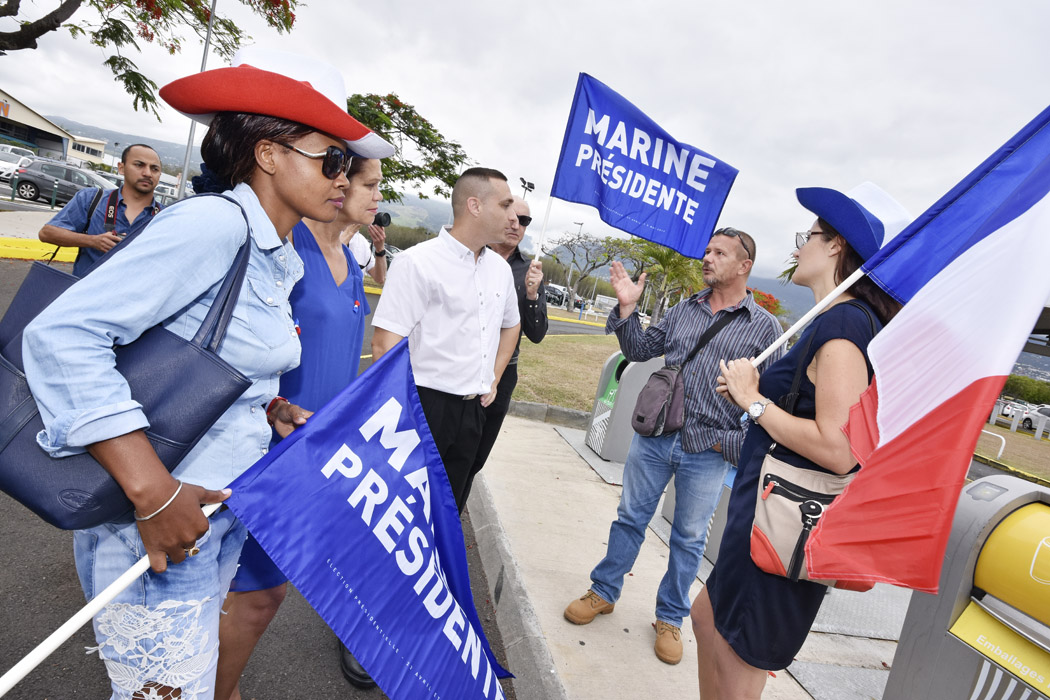 [RETOUR IMAGES] Marine Le Pen est arrivée à La Réunion