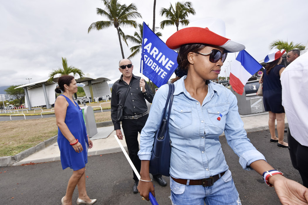 [RETOUR IMAGES] Marine Le Pen est arrivée à La Réunion