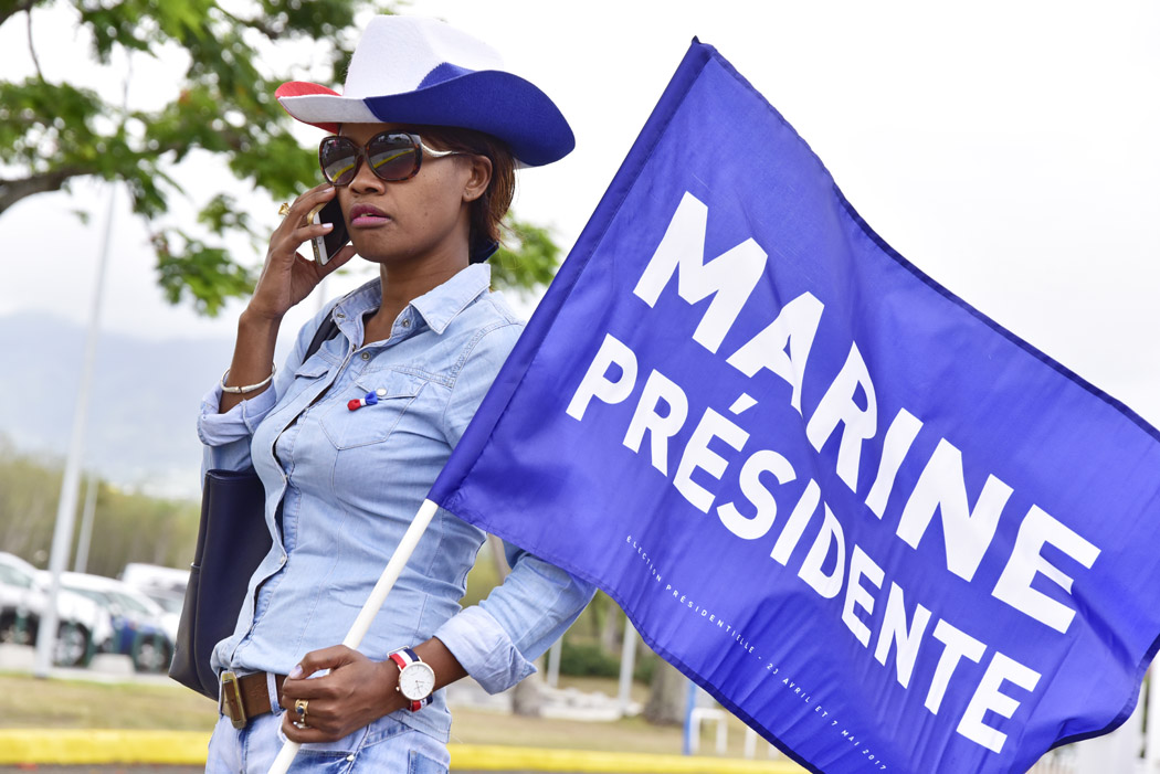 [RETOUR IMAGES] Marine Le Pen est arrivée à La Réunion