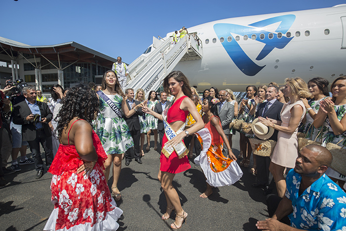 Retour en images sur l'arrivée des Miss à la Réunion