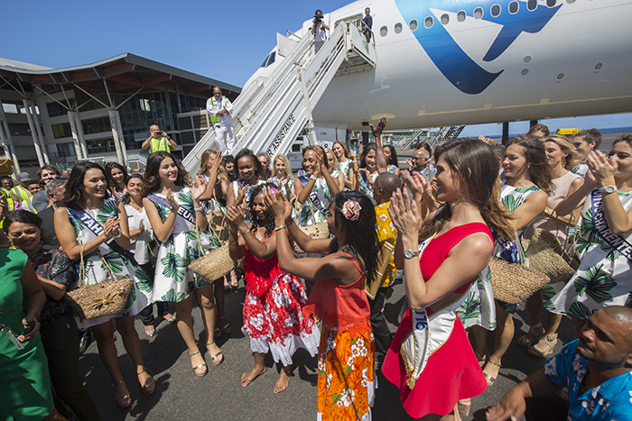 Retour en images sur l'arrivée des Miss à la Réunion