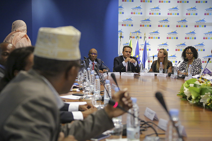 Retour en images de la Signature de la convention cadre INTERREG V OI La Réunion - Union des Comores