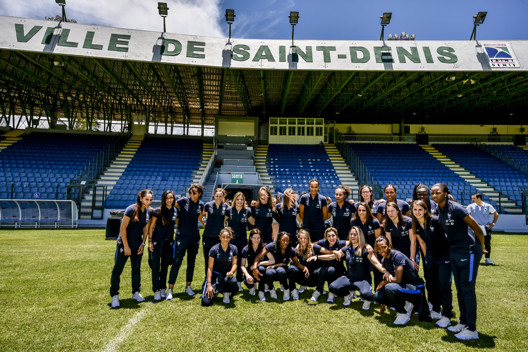 [PHOTOS] L'équipe de France féminine de football est arrivée à La Réunion