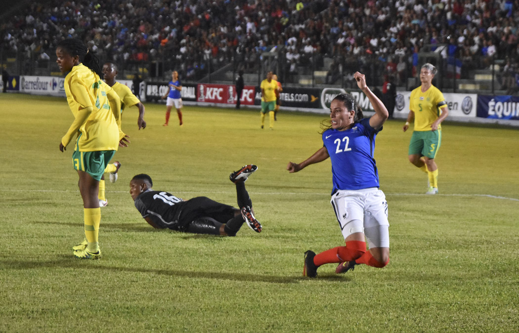 Foot Féminin: Retour en images sur le match France - Afrique du Sud