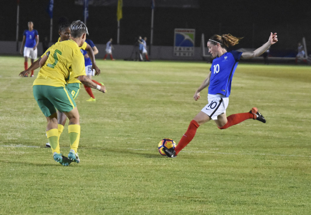 Foot Féminin: Retour en images sur le match France - Afrique du Sud