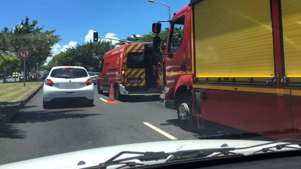 St-Denis: Double-accident sur le Boulevard Sud, dans les deux sens de circulation