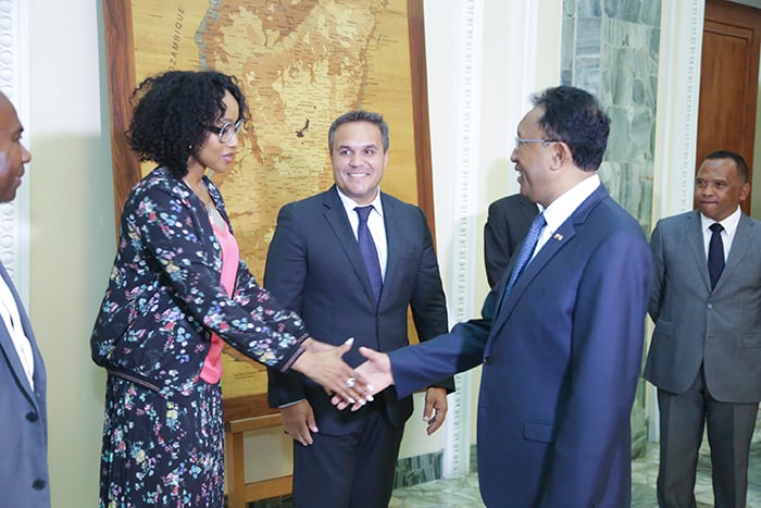 Retour en images: Didier Robert rencontre le Président de la République de Madagascar