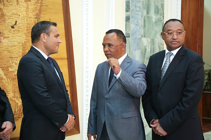 Retour en images: Didier Robert rencontre le Président de la République de Madagascar