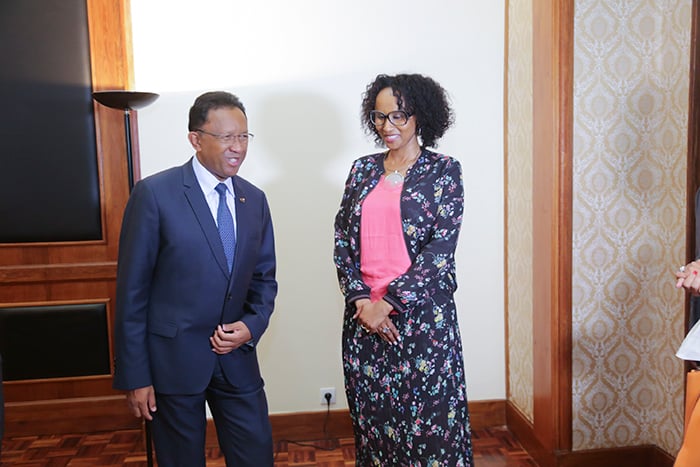 Retour en images: Didier Robert rencontre le Président de la République de Madagascar