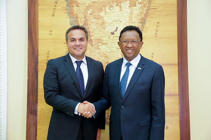 Retour en images: Didier Robert rencontre le Président de la République de Madagascar