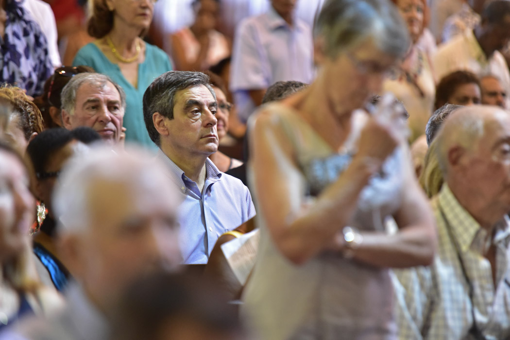Même en campagne, François Fillon ne déroge pas à la tradition religieuse