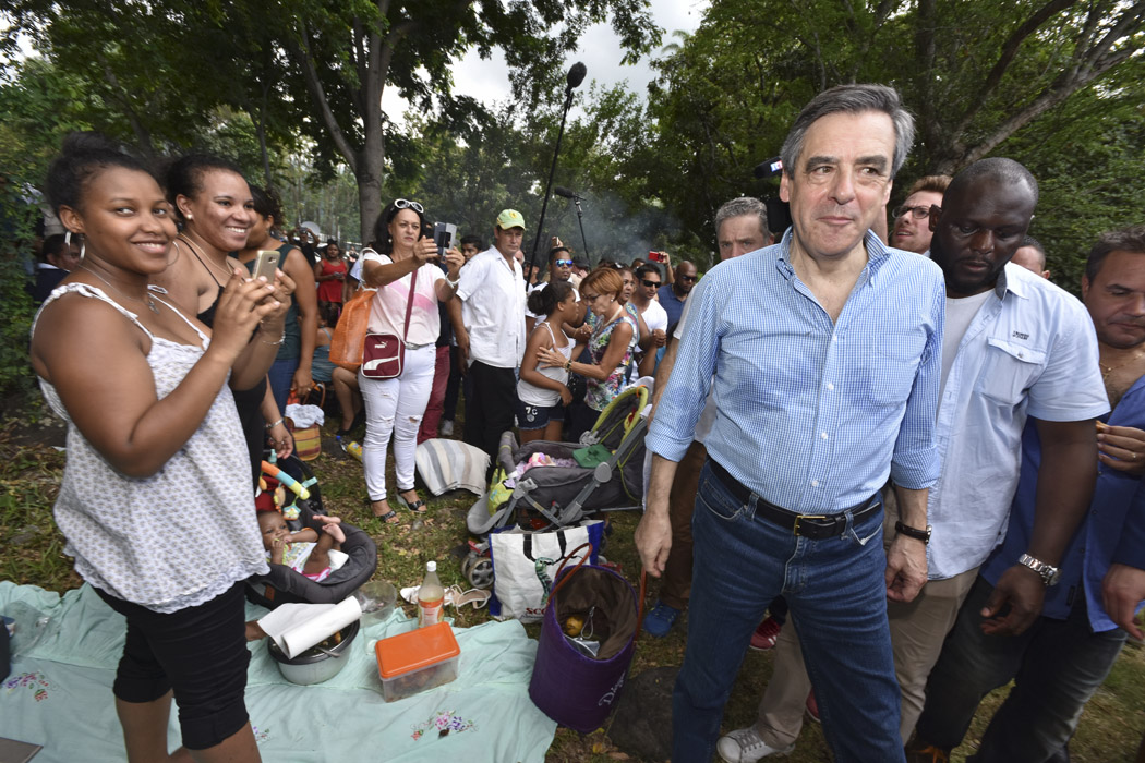 François Fillon : Pique-nique dominical en famille (politique)