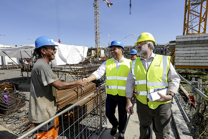 Retour en images : Visite de l’usine de préfabrication des voussoirs
