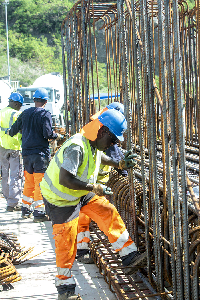 Retour en images : Visite de l’usine de préfabrication des voussoirs