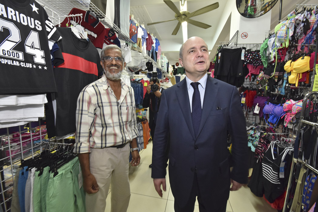 La visite de Bruno Le Roux au Port en images